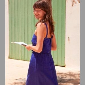 Sezane Isabella Midi Linen Dress